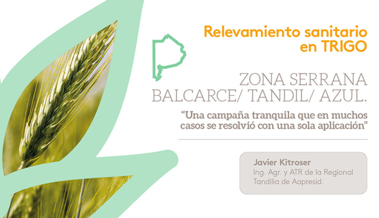 Relevamiento sanitario en zona serrana Balcarce /Tandil/ Azul.