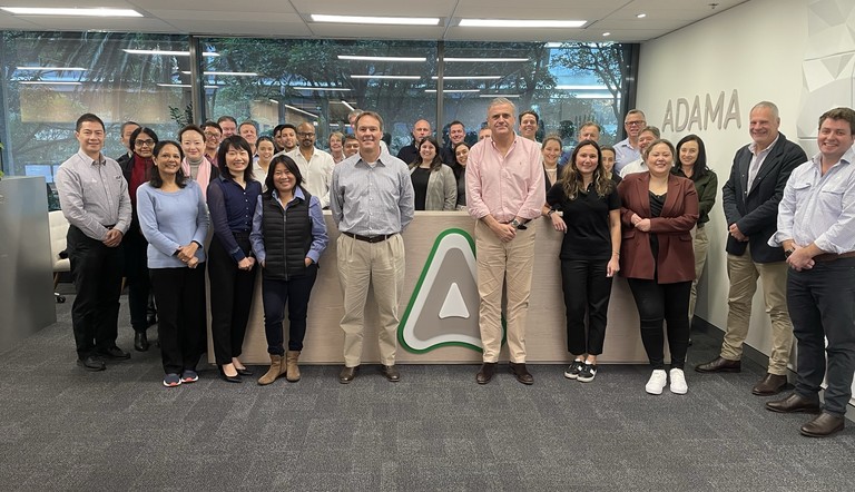 Steve Hawkins ADAMA Australia CEO visit