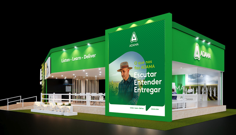 Estande da ADAMA no Show Rural 2023