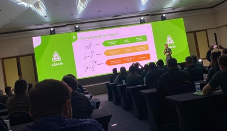 Evento de lançamento do herbicida Forasteiro em São Roque (SP).