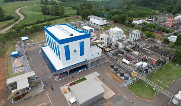 vista aérea de fabrica