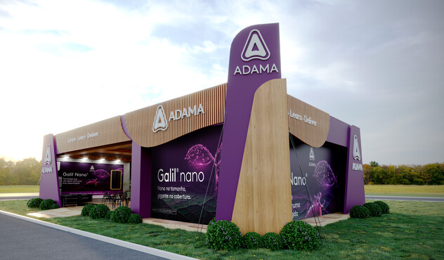 Estande da ADAMA no Show Rural 2026