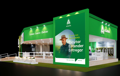 Estande da ADAMA no Show Rural 2023