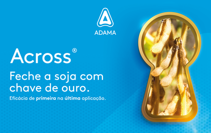 Across. Feche a soja com chave de ouro.