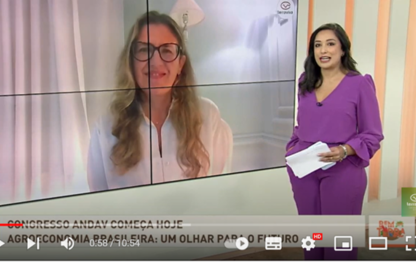 Entrevista Lydia Damian, gerente de comunicação e sustentabilidade da ADAMA, para o programa Terra Viva