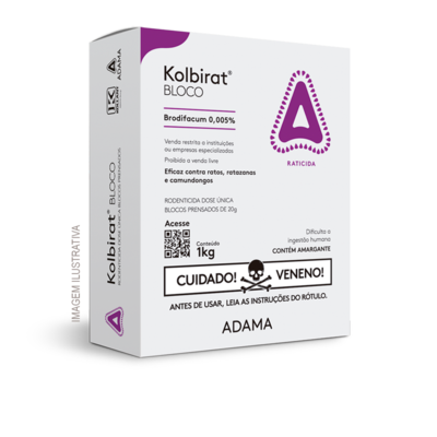 Embalagem Kolbirat Bloco Prensado