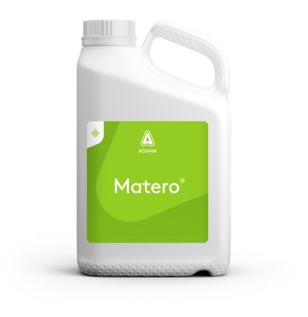 Embalagem ilustrativa do herbicida Matero