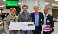 Prefeito Tiago Amaral em visita à ADAMA