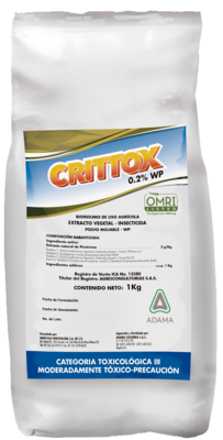 Crittox. plaguicida natura