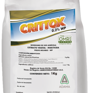 Crittox. plaguicida natura