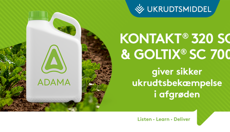 Kontakt og Goltix banner billede