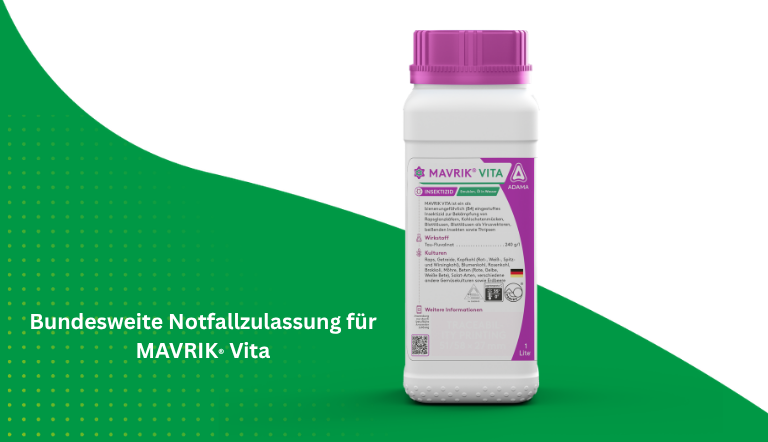 Bundesweite Notfallzulassung für MAVRIK® Vita 2026