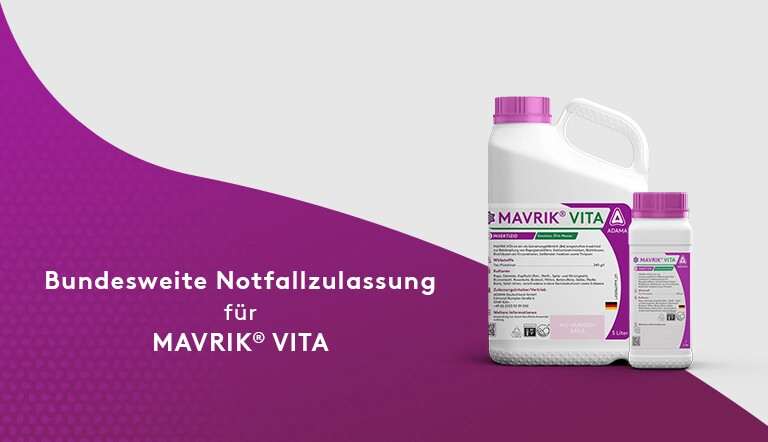 Bundesweite Notfallzulassung für MAVRIK® Vita 2026