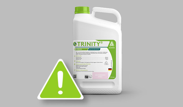 Produktwarnung Trinity Chargen 22059238 und 220839726 DE