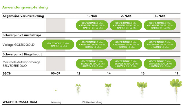 Anwendungsempfehlung ADAMA Rübenherbizide 2026