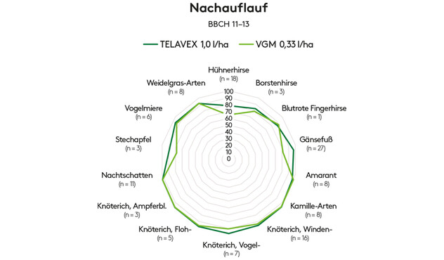TELAVEX Spinnendiagram 1