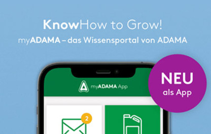 myADAMA App - jetzt verfügbar