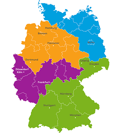 Regionale Ansprechpartner ADAMA Deutschland