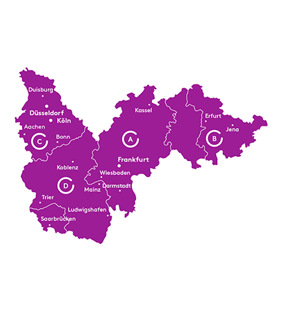 Regionale Ansprechpartner Mitte