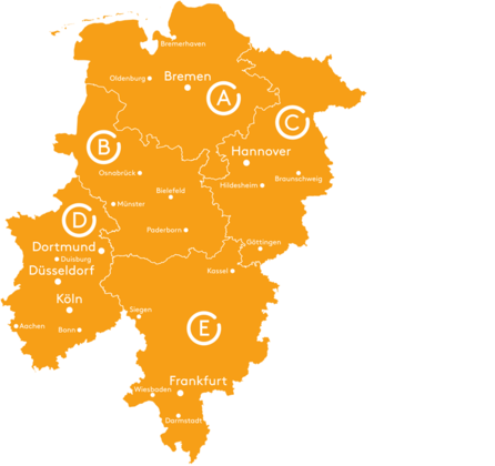 Regionale Ansprechpartner West