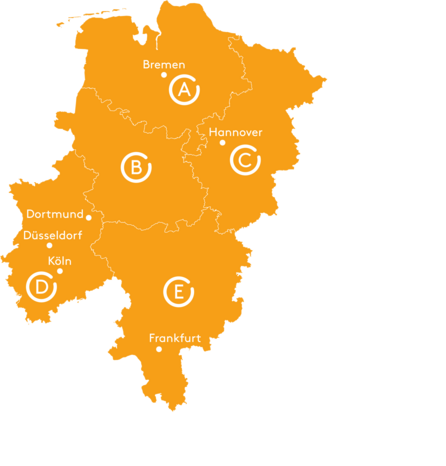 Regionale Ansprechpartner West