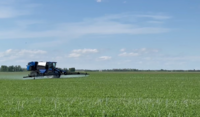 sprayer in field