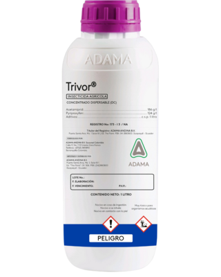envase litro trivor insecticida