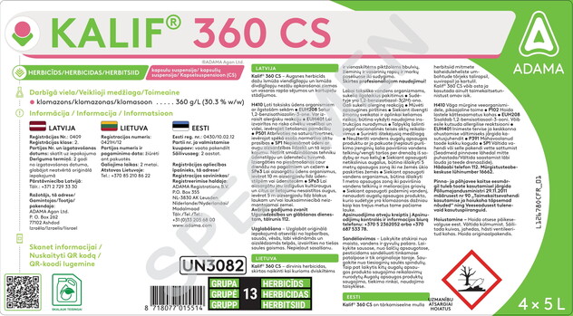 Etikett - Kalif® 360 CS