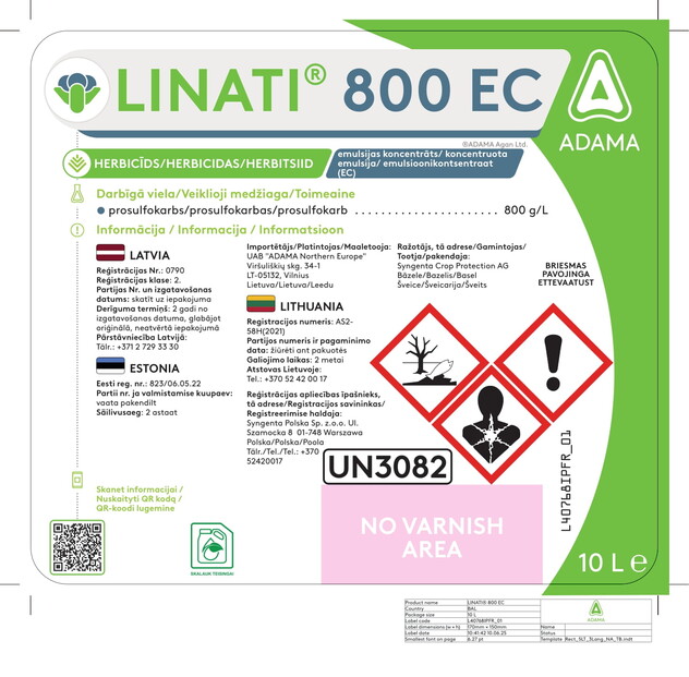 Etikett - Linati® 800 EC