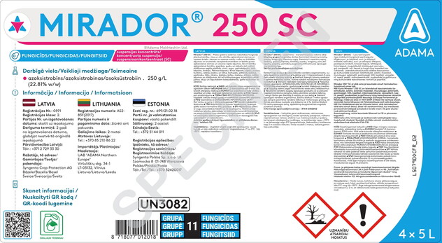 Etikett - Mirador® 250 SC