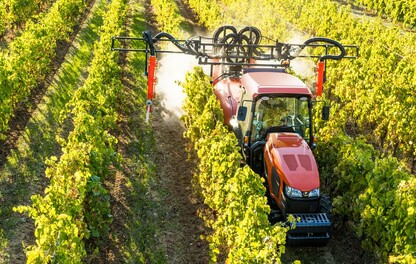 Pulverisateur anti-derive Kubota