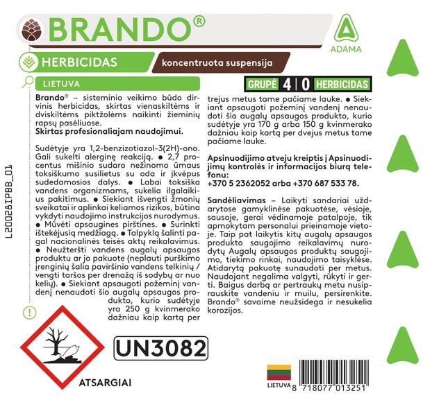 Etiketė - Brando®-02