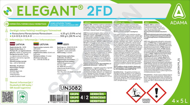 Etiketė - Elegant 2FD®