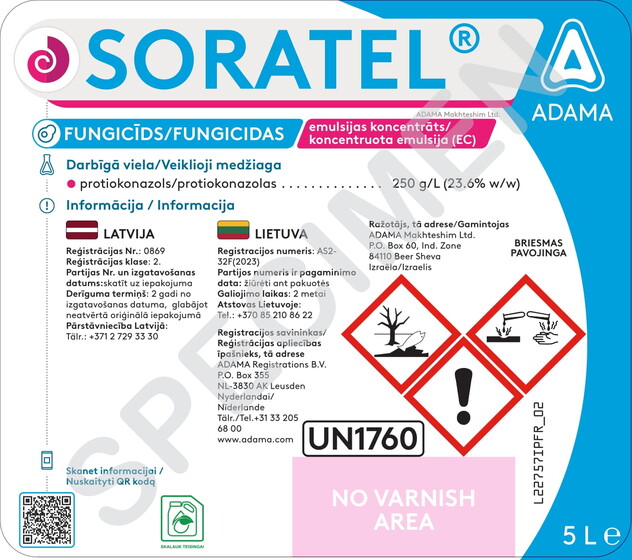 Etiketė - Soratel®