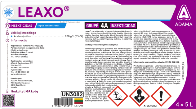 Leaxo saugumo ženklai