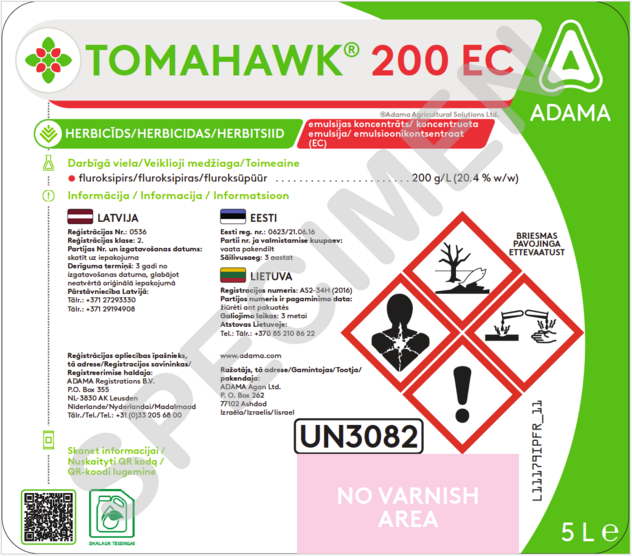 Etiketė Tomahawk®