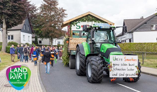 Landwirt mit Verantwortung - Content - Erntedankumzug