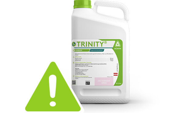 TRINITY Kanister Produktwarnung TRINITY Kanister Produktwarnung - Produktrückruf