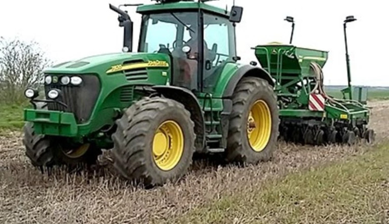 Drilling faba beans