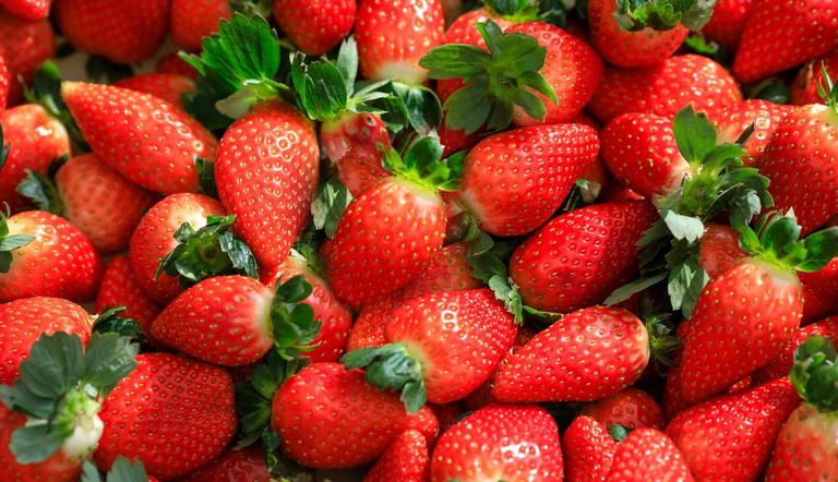Strawberries Up Close