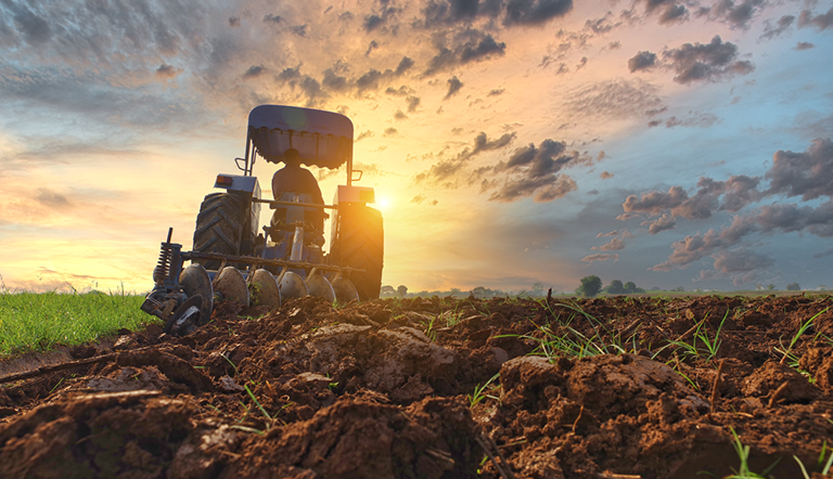 tractor-in-field