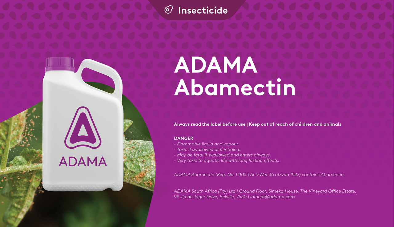 ADAMA Abamectin solution for red spider mites on tomatoes
