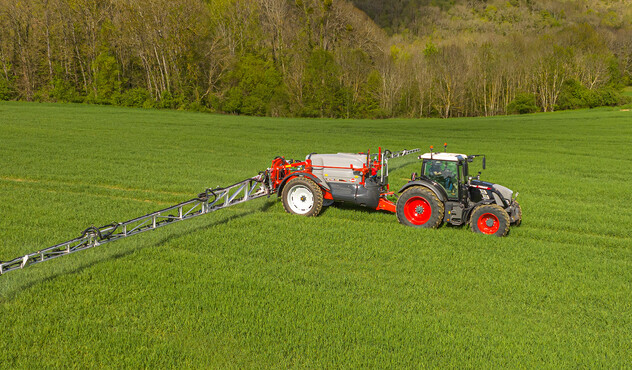 Sprayer in field