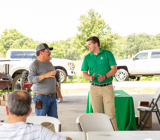 Blake with Grower