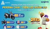 Pexena chai - Tiện lợi nhân hai