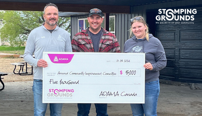Arnaud Cheque Presentation