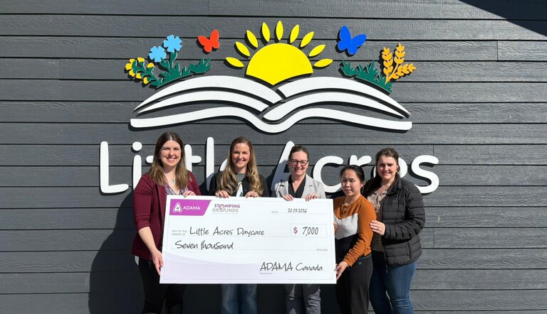 little acres cheque presentation