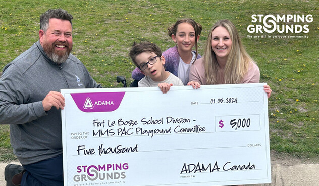 Mary Montgomery School Cheque Presentation
