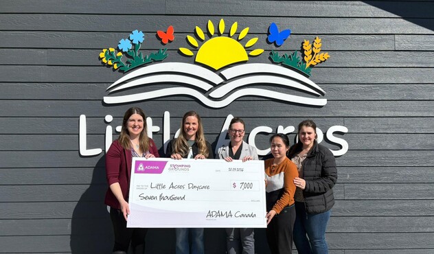 little acres cheque presentation