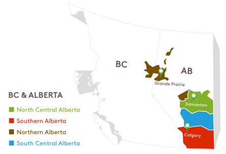 BC & AB Territory Maps